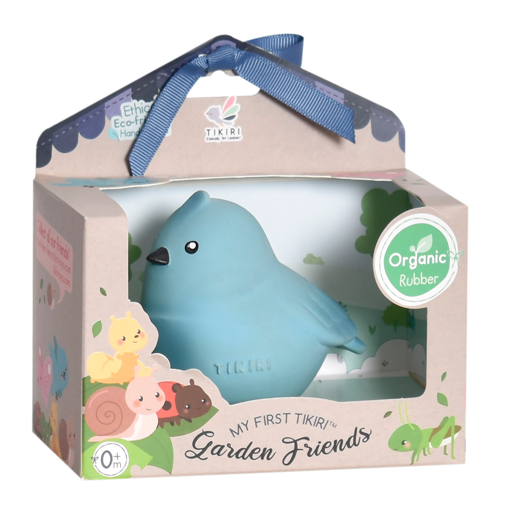 Bird Natural Rubber Teether & Bath Toy