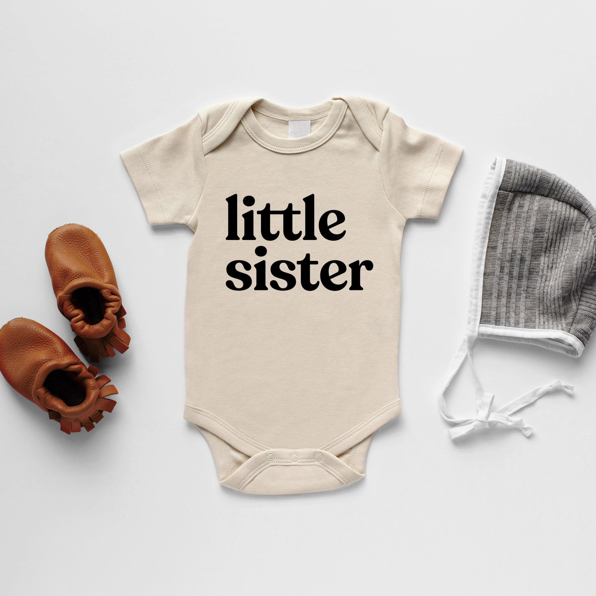 Little Sister Baby Organic Bodysuit