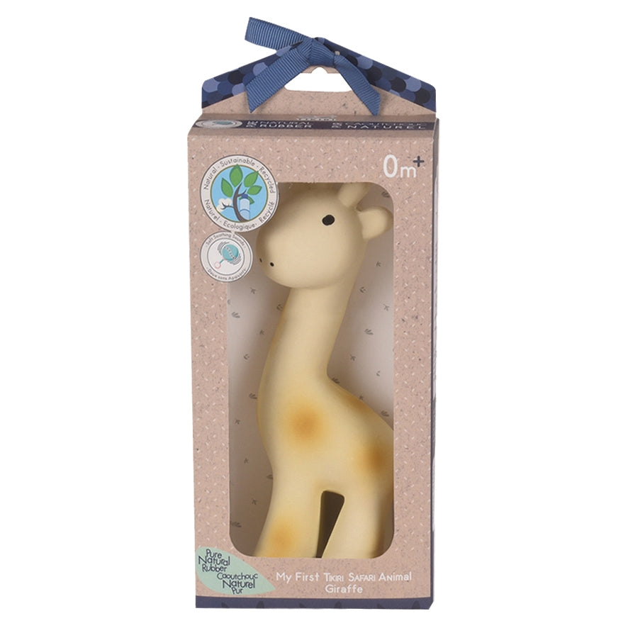 Giraffe Natural Organic Rubber Teether & Bath Toy