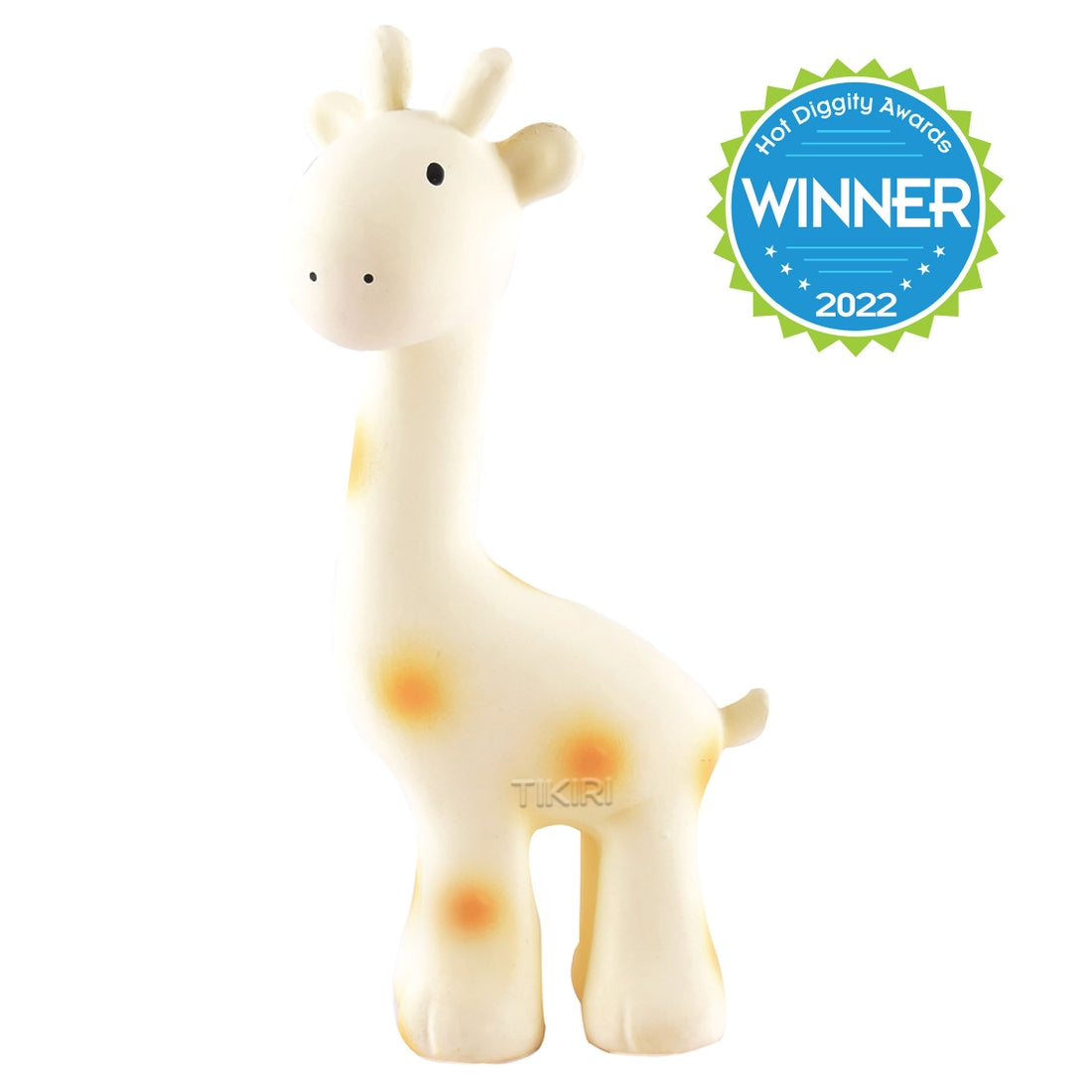 Giraffe Natural Organic Rubber Teether & Bath Toy