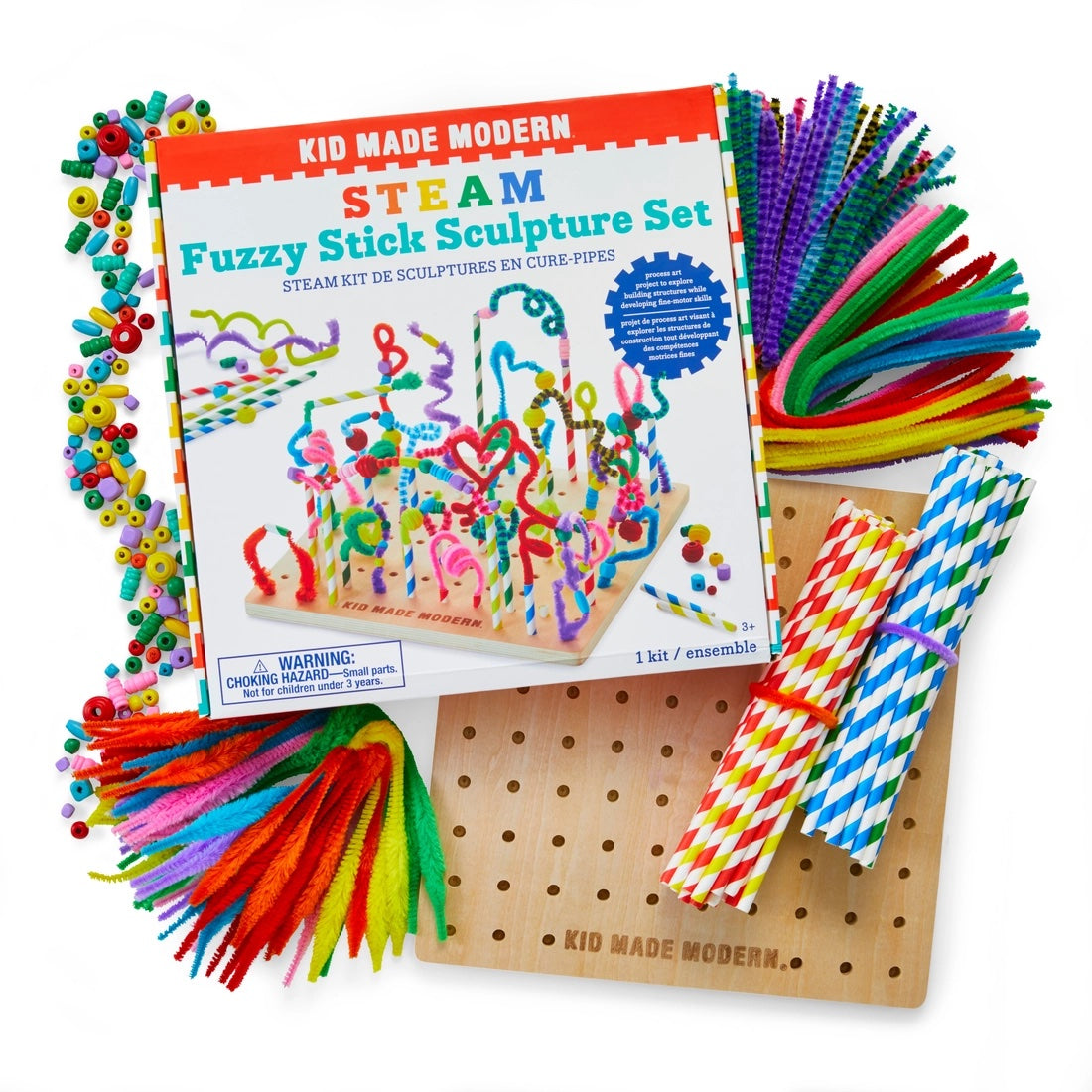 Kid Made Modern - STEAM Fuzzy Stick Sculpture Set