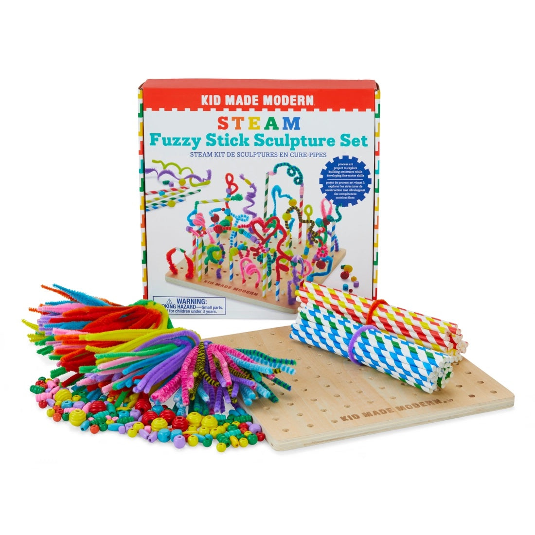 Kid Made Modern - STEAM Fuzzy Stick Sculpture Set