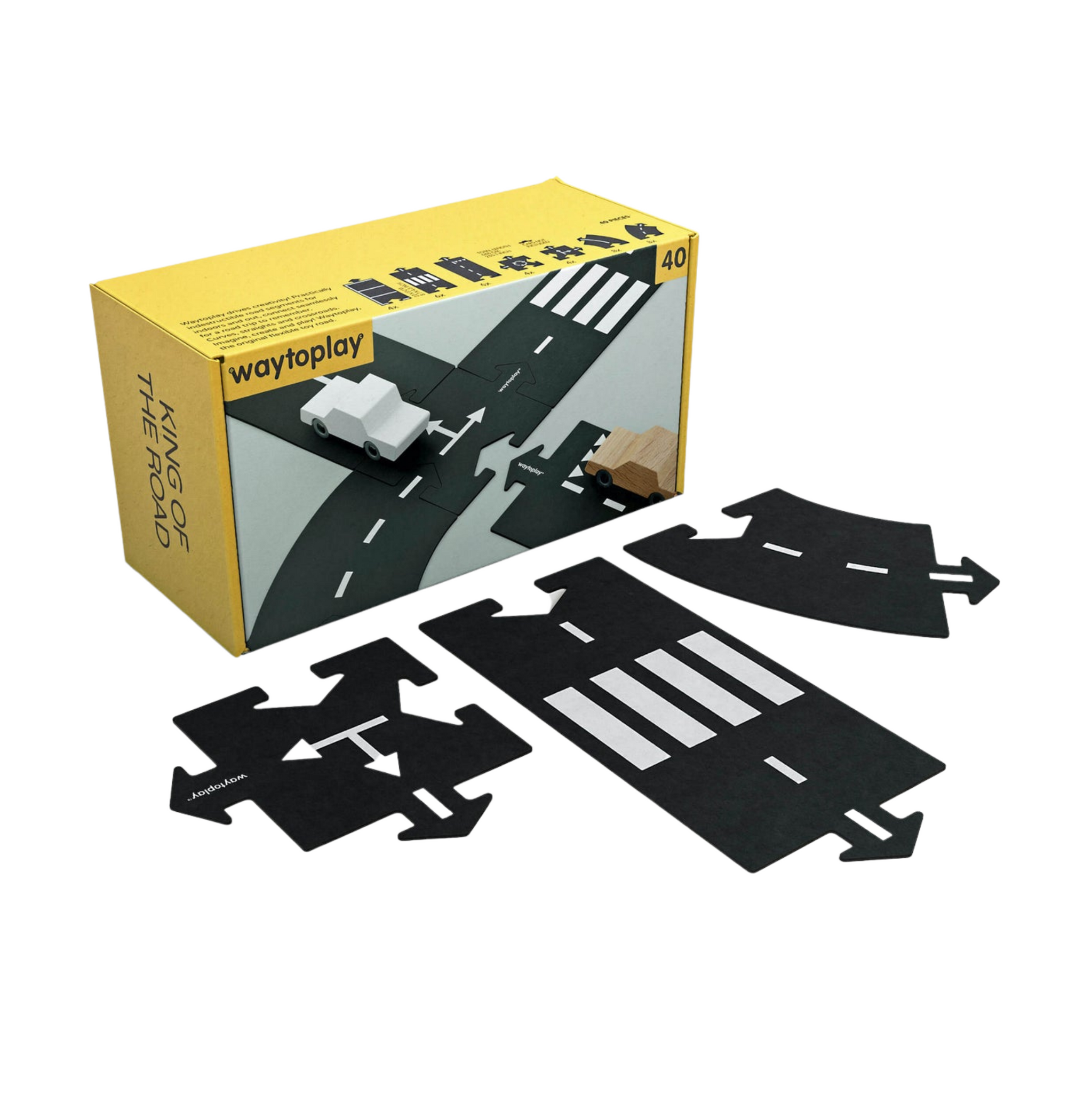 Waytoplay Flexible Toy Road Set - King of the Road