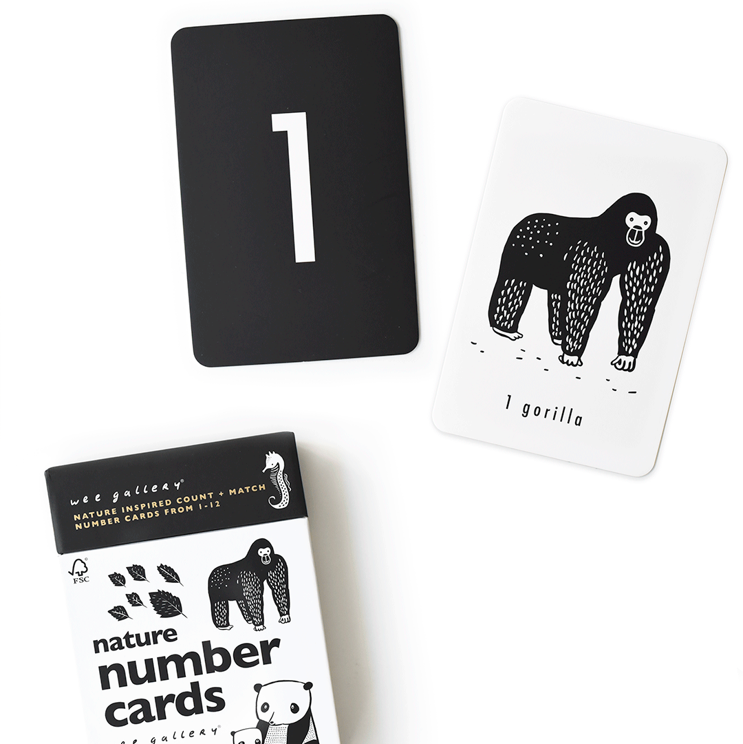 Nature Number Cards - Wee Gallery